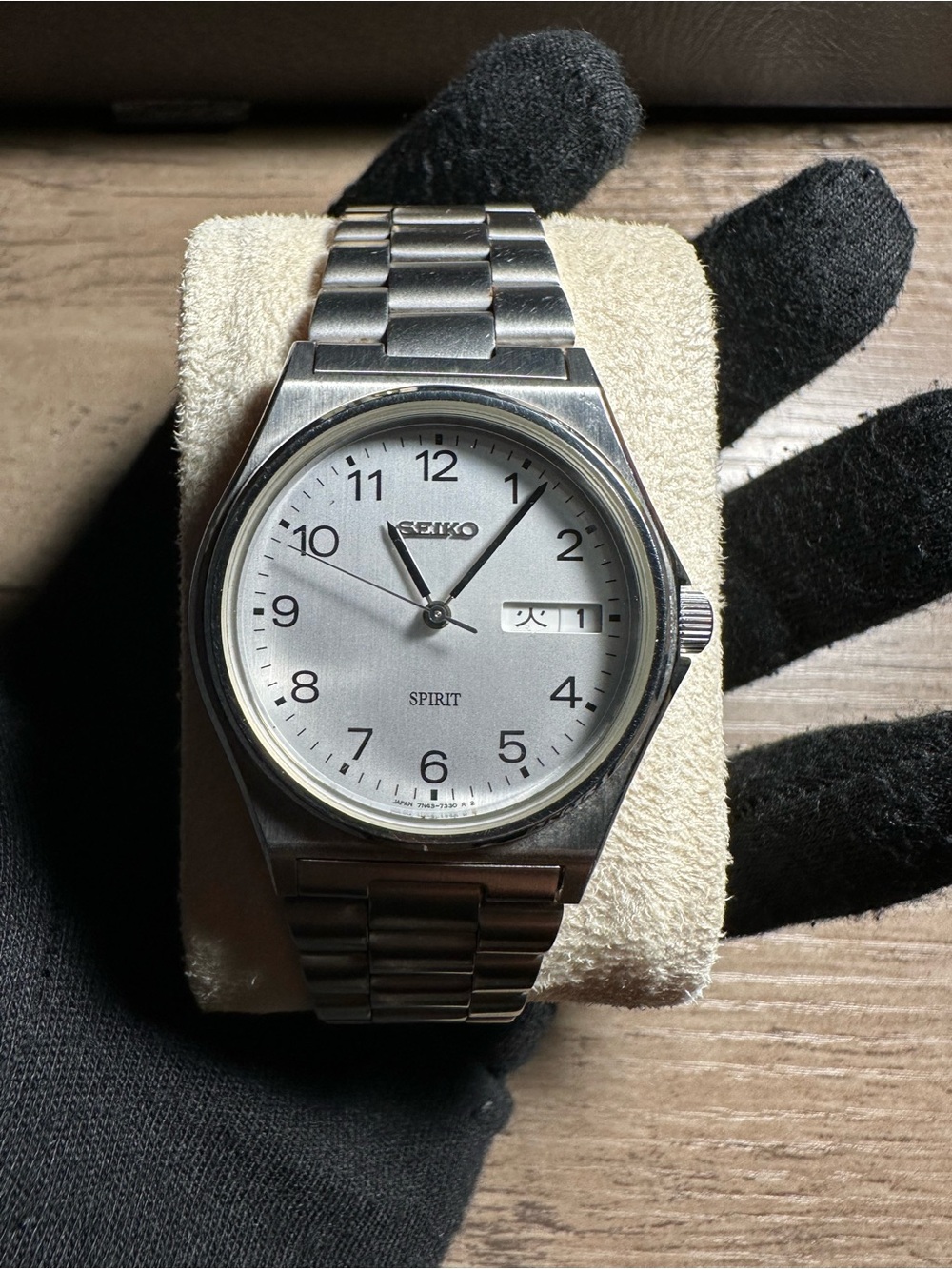 Seiko Silver Dial Men's Stainless Steel Watch